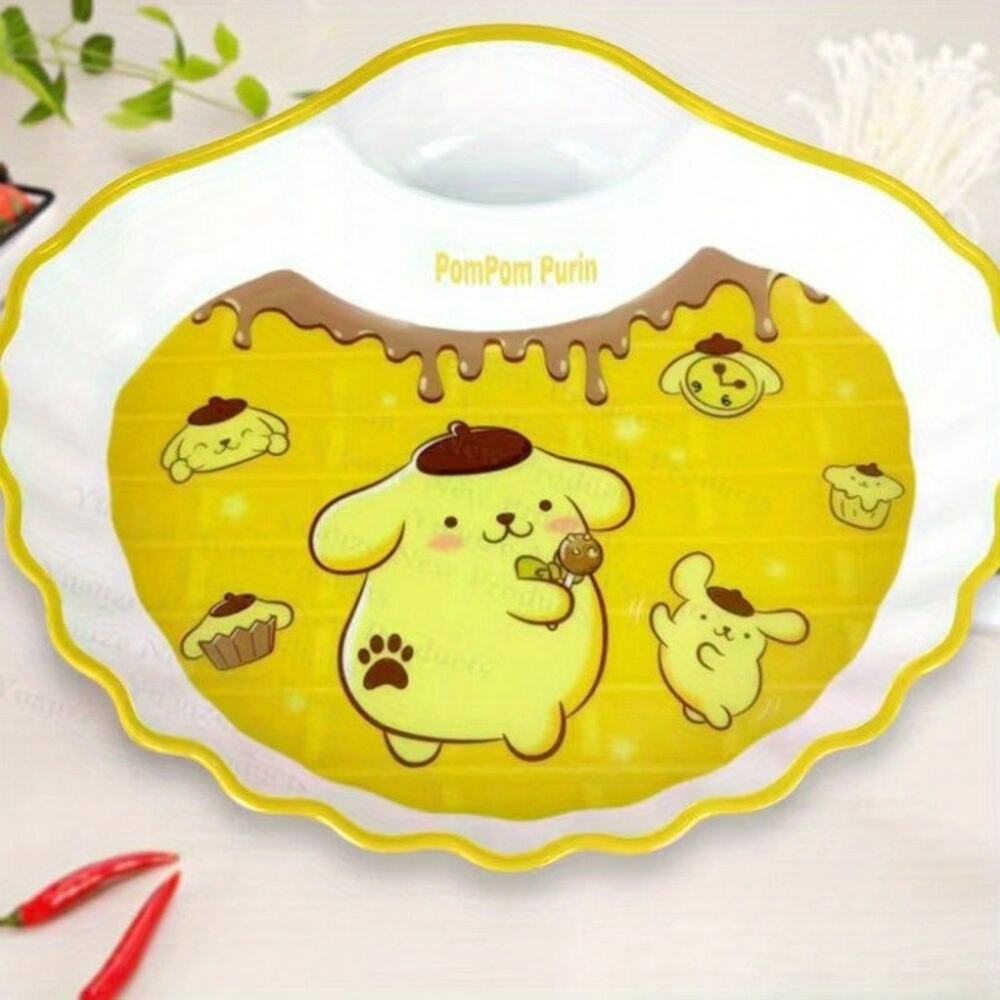 #POM-581 Hello Kitty & Friends - Pom Pom Shell Plate - Melamine